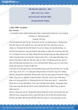 Đề thi giữa kì 1 Văn 8 Kết nối tri thức - Đề số 5